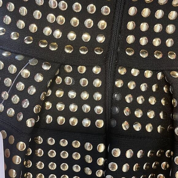 Hommage studded A-Line skirt - Picture 5 of 15